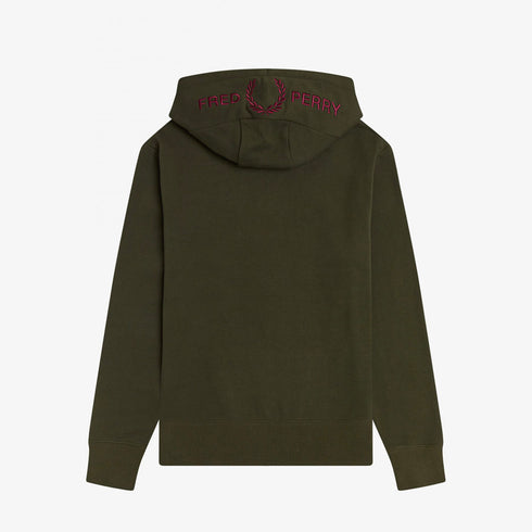 Fred Perry 繡花圖案帽衫
